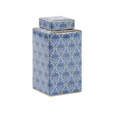 Morris Canister Blue, White/Cream 302480-WILDWOOD Wildwood