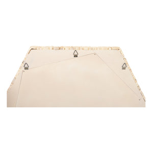 Wildwood Jekyll Driftwood Hexagon Mirror — Handcrafted 34"X38.5" Sculptural Coastal Frame, Natural Finish 302514