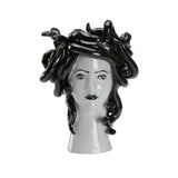 Medusa Vase Black, White/Cream 302548-WILDWOOD Wildwood