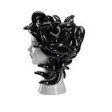 Medusa Vase Black, White/Cream 302548-WILDWOOD Wildwood