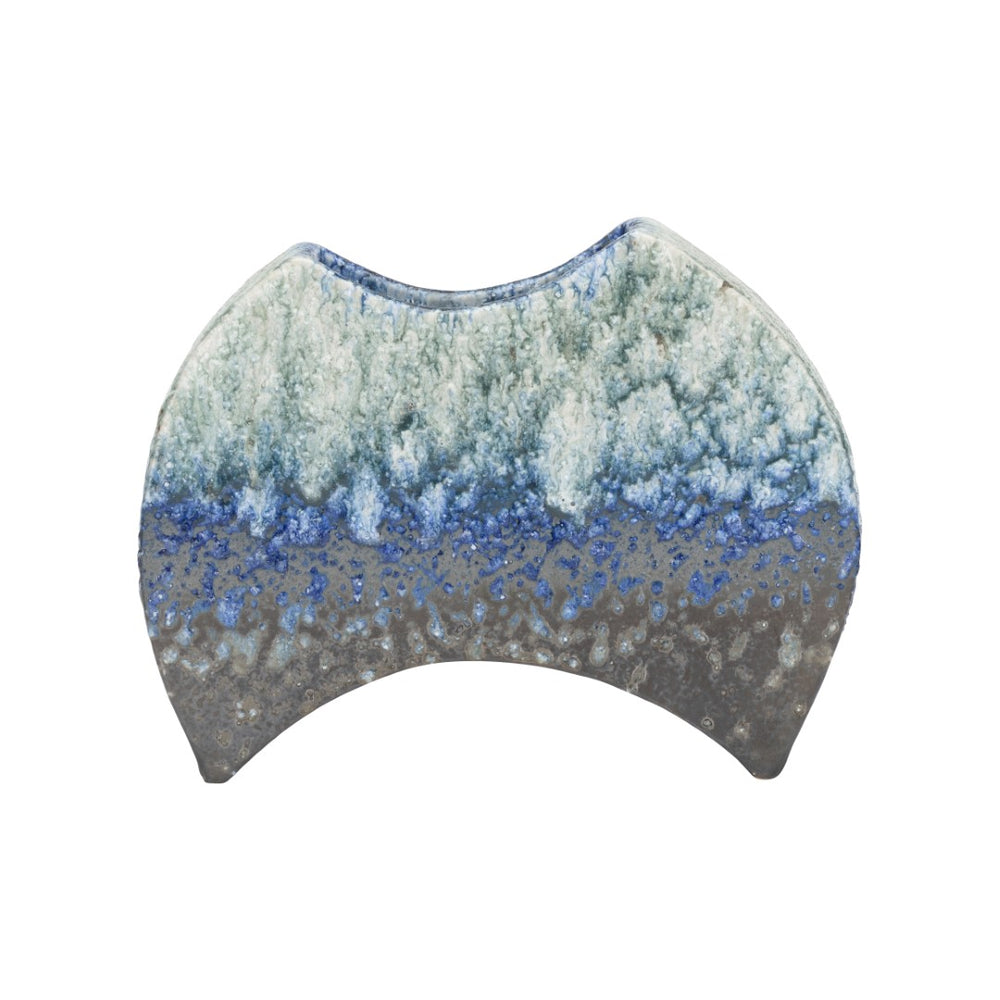 Wildwood Kerama Handcrafted Japanese Vase With Indigo Glaze And Rough Ceramic Texture For Modern Spaces 302574