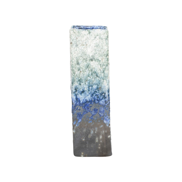 Wildwood Kerama Handcrafted Japanese Vase With Indigo Glaze And Rough Ceramic Texture For Modern Spaces 302574