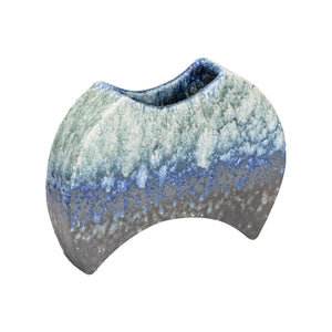 Wildwood Kerama Handcrafted Japanese Vase With Indigo Glaze And Rough Ceramic Texture For Modern Spaces 302574