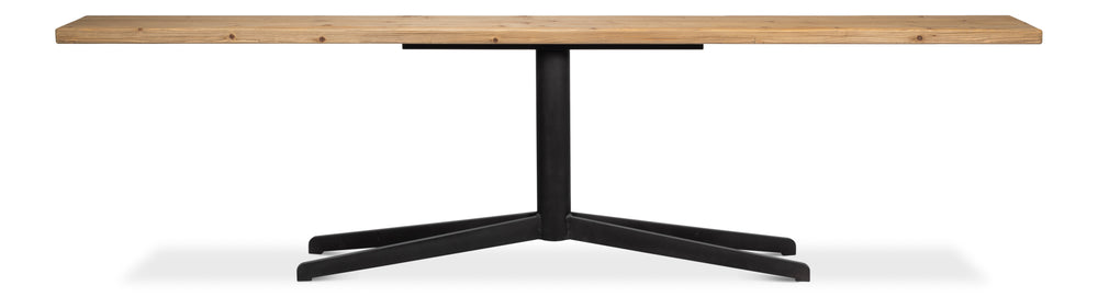 Sarreid Wall Console Table - Rustic Antique Elm With Unique Variations, Durable Cast Iron Frame For Style Beige  30260