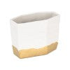 Orla Vase White/Cream, Gold 302630-WILDWOOD Wildwood