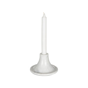 Wildwood Tulip Marble Candleholder — Sculptural Tulip Silhouette, Natural Veining, Polished Luxury Accent 302671