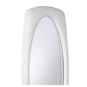 Wildwood Gaudi Mirror With Thick Rounded Gesso Frame, 52" X 24.25" Neutral Finish For Vertical Or Horizontal Display 302798