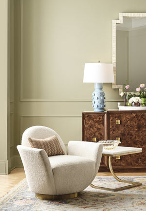 Wildwood Maria Hand-Blown Amber Bowl — Italian Mouth-Blown Glass Centerpiece With Sculpted Rim, 12" Wide 302821