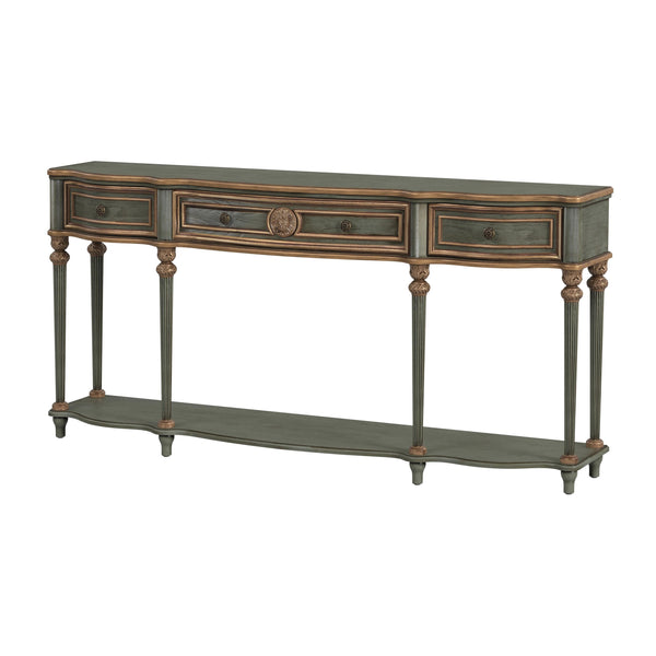 Butler Specialty Butler Peyton 72" Console Table in Pastel Sage Green — 3 Drawers, Lower Shelf, Traditional Charm 3028482