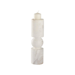 Wildwood Harper Candleholder - Elegant Large Décor Piece For A Warm Ambiance In Any Living Space Or Gathering White,Cream  302914