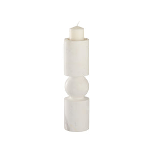 Wildwood Harper Candleholder - Elegant Large Décor Piece For A Warm Ambiance In Any Living Space Or Gathering White,Cream  302914