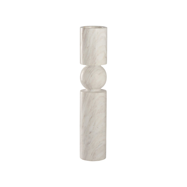 Wildwood Harper Candleholder - Elegant Large Décor Piece For A Warm Ambiance In Any Living Space Or Gathering White,Cream  302915
