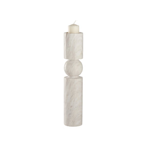 Wildwood Harper Candleholder - Elegant Large Décor Piece For A Warm Ambiance In Any Living Space Or Gathering White,Cream  302915