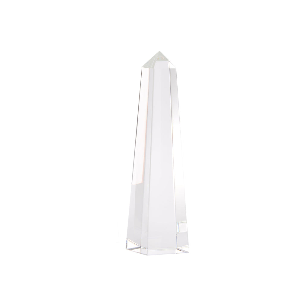 Wildwood Worthington Obelisk - Elegant Decorative Accent For Modern Home And Office Spaces, Stunning Focal Point Clear  302916