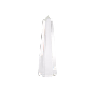 Wildwood Worthington Obelisk - Elegant Decorative Accent For Modern Home And Office Spaces, Stunning Focal Point Clear  302916