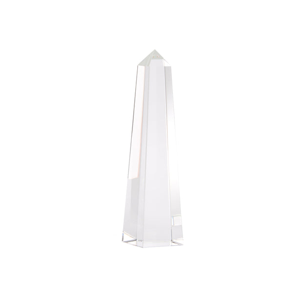 Wildwood Worthington Obelisk - Elegant Decorative Accent For Modern Home And Office Spaces, Stunning Focal Point Clear  302916