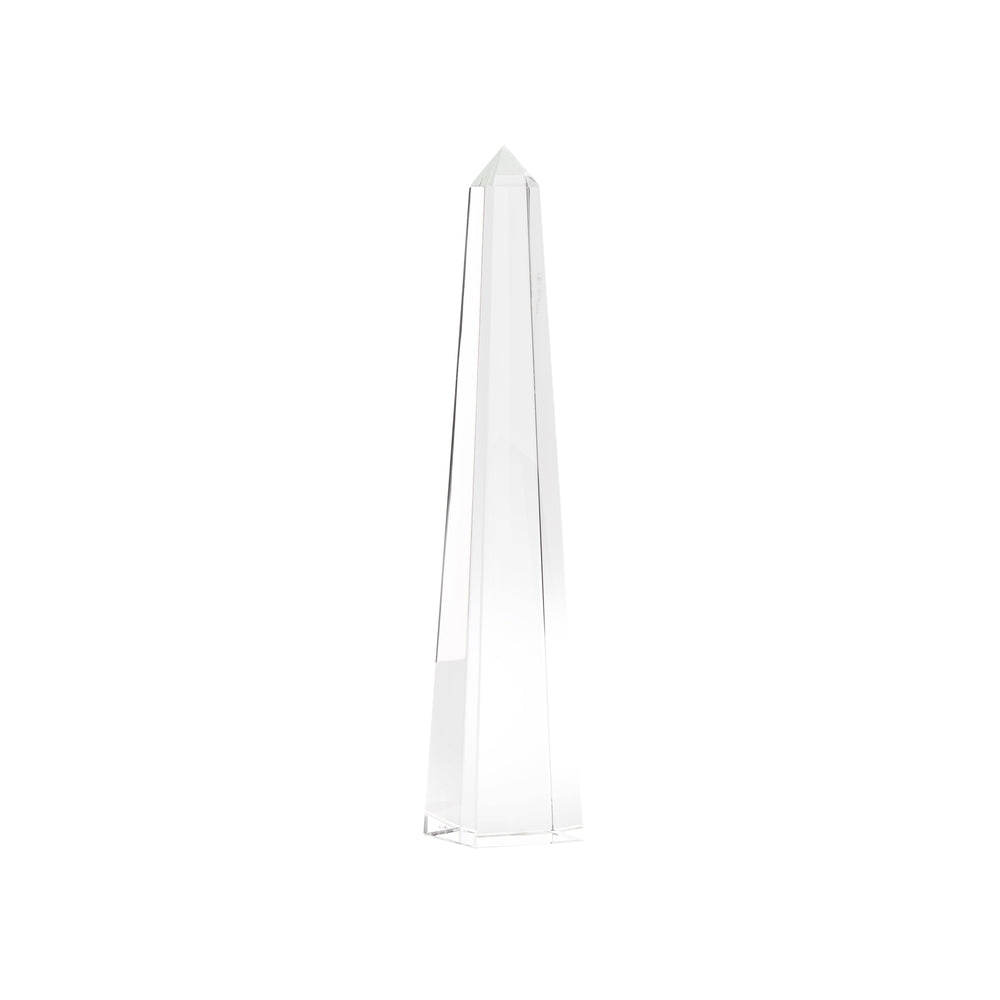 Wildwood Worthington Obelisk - Elegant Decorative Accent For Modern Home And Office Spaces, Stunning Focal Point Clear  302916