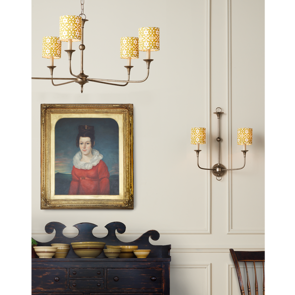 Nottaway Champagne Wall Sconce - Elegant Wrought Iron Fixture for Traditional & Transitional Spaces