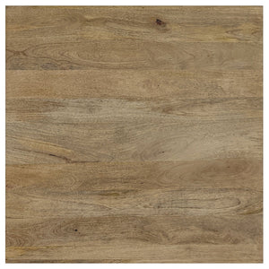 English Elm Mesa Solid Mango Wood Square Coffee Table with Open Shelf for Organic Living Rooms B062P440316