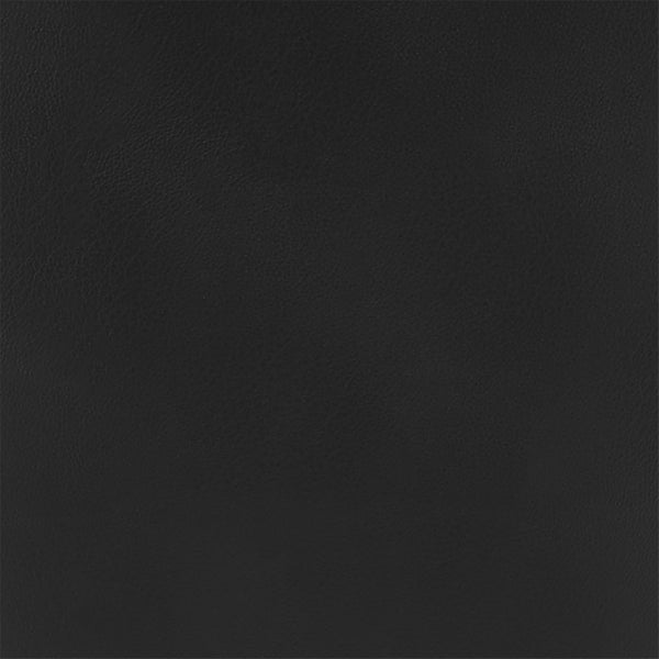 EuroStyle Lennart Swivel Lounge Chair Sherpa Seat Leatherette Back Mid-Century Living Room Black/Black/Matte Black 30346BLK-KIT