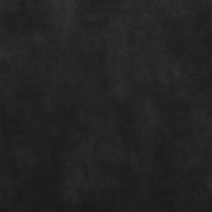 EuroStyle Lennart Sherpa and Leatherette Two-Tone Ottoman with Powder-Coated Steel Base Black 30348-BLK