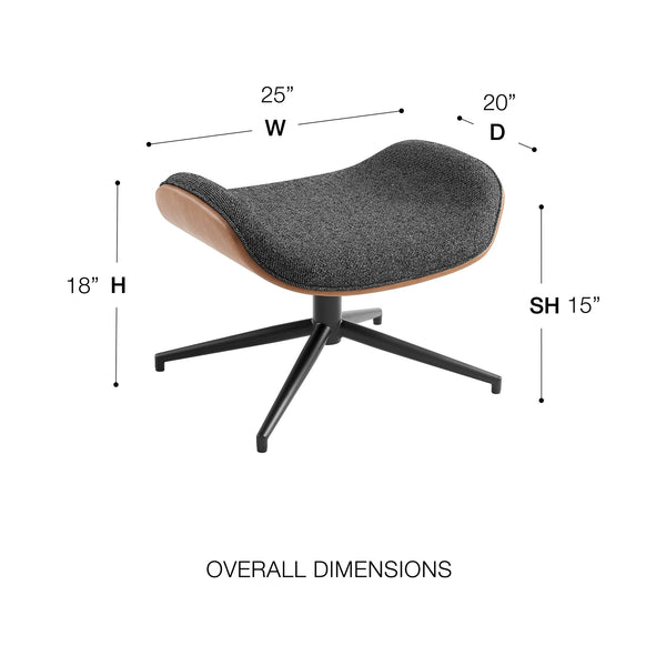 Lennart Ottoman - Modern Retro Design with Plush Comfort and Sturdy Base for Stylish Spaces