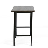 Christopher Knight Home® - Noble House - Darke Modern Industrial Handmade Mango Wood Console Table, Brown and Black