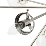 INK+IVY Paige Industrial 12-Light Chandelier with Oversized Globe Bulbs II150-0077 Silver