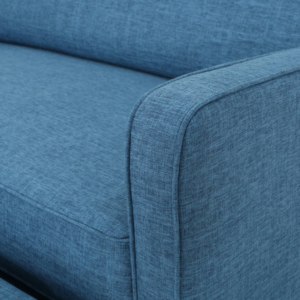 English Elm Christopher Knight Home® - 47" Wide Manual Standard Recliner with Plush Fabric Upholstery, Spacious 47" Seat, Durable Frame, Comfort Blue 61259.00MBLU