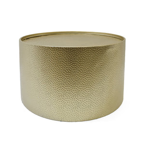 English Elm Christopher Knight Home® - METAL Braeburn Handcrafted Round Coffee Table with Hammered Top and Sturdy Iron Frame, No Assembly Required Gold 65501.00