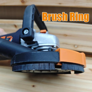 English Elm 5 Inch Diamond Grinder 1500w 14a Motor 7 Speed Concrete Polishing Kit Dust Port T3177P305045