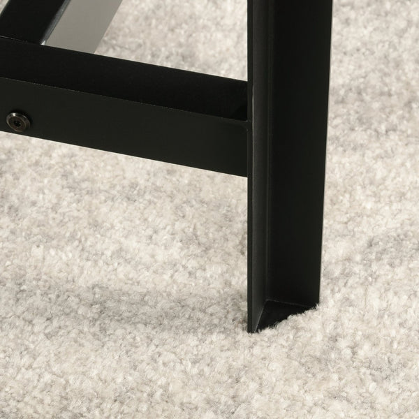 English Elm Table Desk - Contemporary Brown Finish With Wireless Charging For Home Office & Study Spaces B356P402645-GIGA