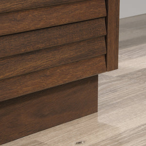 English Elm Library Base - Versatile Brown Finish With Hidden Storage & Adjustable Shelf For Organized Spaces B356P402666