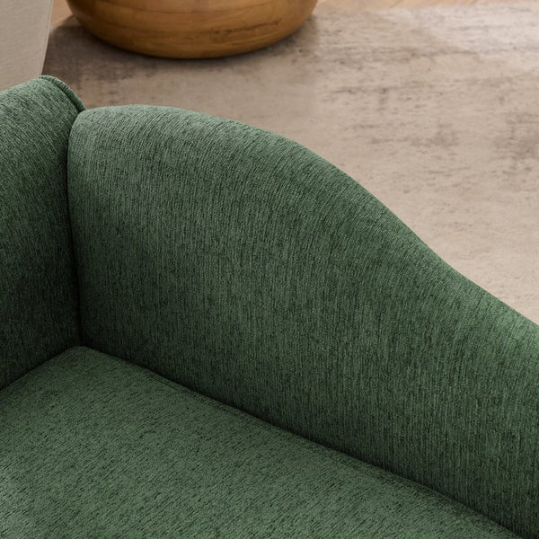English Elm Oversized Linen Pet Sofa with Wave Backrest for Large Dogs in Modern Living Rooms W487P430330