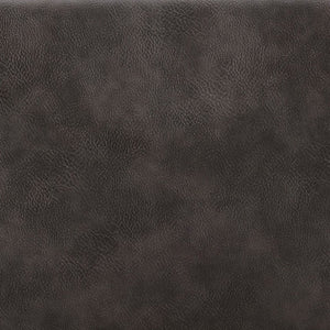 EuroStyle Corinna Industrial Leatherette Barstools with Steel Base for Kitchen or Home Bar Charcoal Gray 30506DKGRY