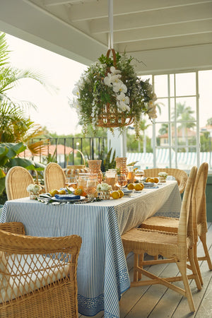 Chelsea House Harbour Rattan Lantern Small 26" H X 15" W Coastal Open-Weave Lattice Candle Holder, Natural Finish 30523254