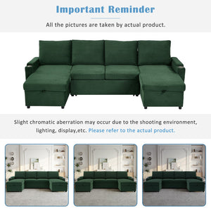 English Elm Swivel Barrel Accent Chair Chenille Tufted Round Club Seat for Living Room Lounge Green N719S002190F