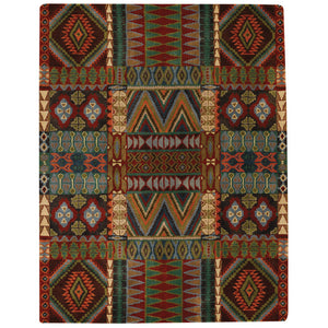 Capel Rugs Great Plains Multi - Rugged Big Horn Collection With Totems, Talismans & Authentic Desert Patina Multi, Multi,Colored 100% Wool 3055rs03000500950