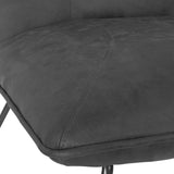 OSP Home Furnishings Brocton Loveseat Charcoal