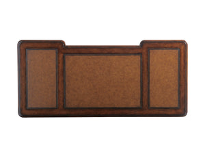 Lexington Sligh Morgan Executive Desk - Traditional Cherry Design With Faux Leather Surface & Ample Storage Solutions Vernon Wood 305-400