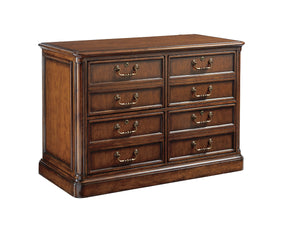 Lexington Sligh Lanier File Chest - Elegant Cherry Wood Design With Lockable Drawers For Organized Office Storage Vernon Wood 305-450