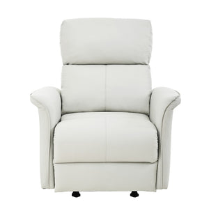 English Elm 270° Swivel Power Recliner Velvet Glider Rocker with Usb Ports for Living Room W1028S00063