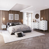 Amber Double Dresser in White 306GFX1 Manhattan Comfort