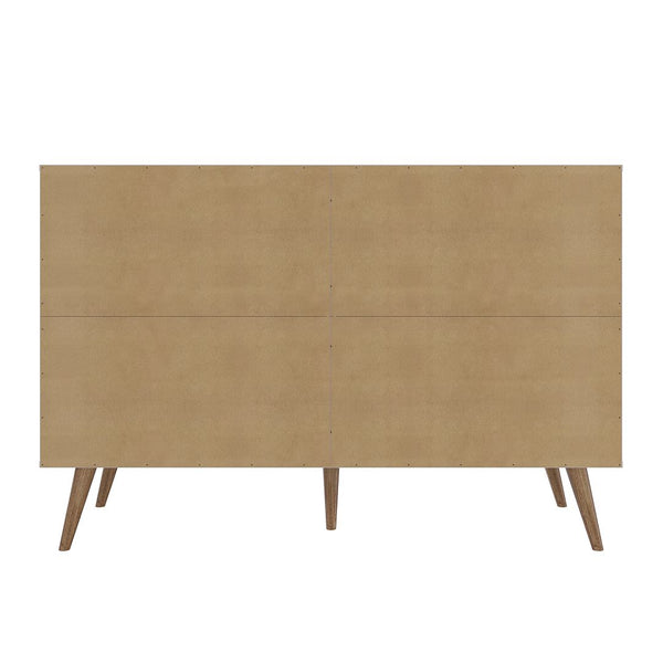 Amber Double Dresser in White 306GFX1 Manhattan Comfort