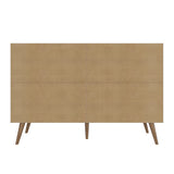 Amber Double Dresser in White 306GFX1 Manhattan Comfort