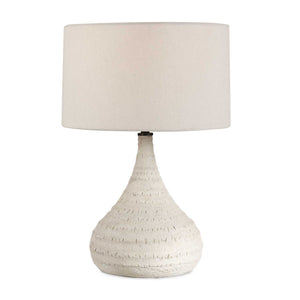 Uttermost Uttermost Olsen Concrete Base Table Lamp Indoor Outdoor Coastal Modern White Shade 30740