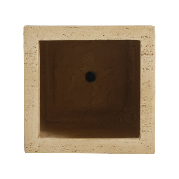 English Elm Christopher Knight Home® - Mgo Handmade Rectangle Planter Box - Elegant Antique Brown Travertine, Perfect For Indoor & Outdoor Use N772P269212A