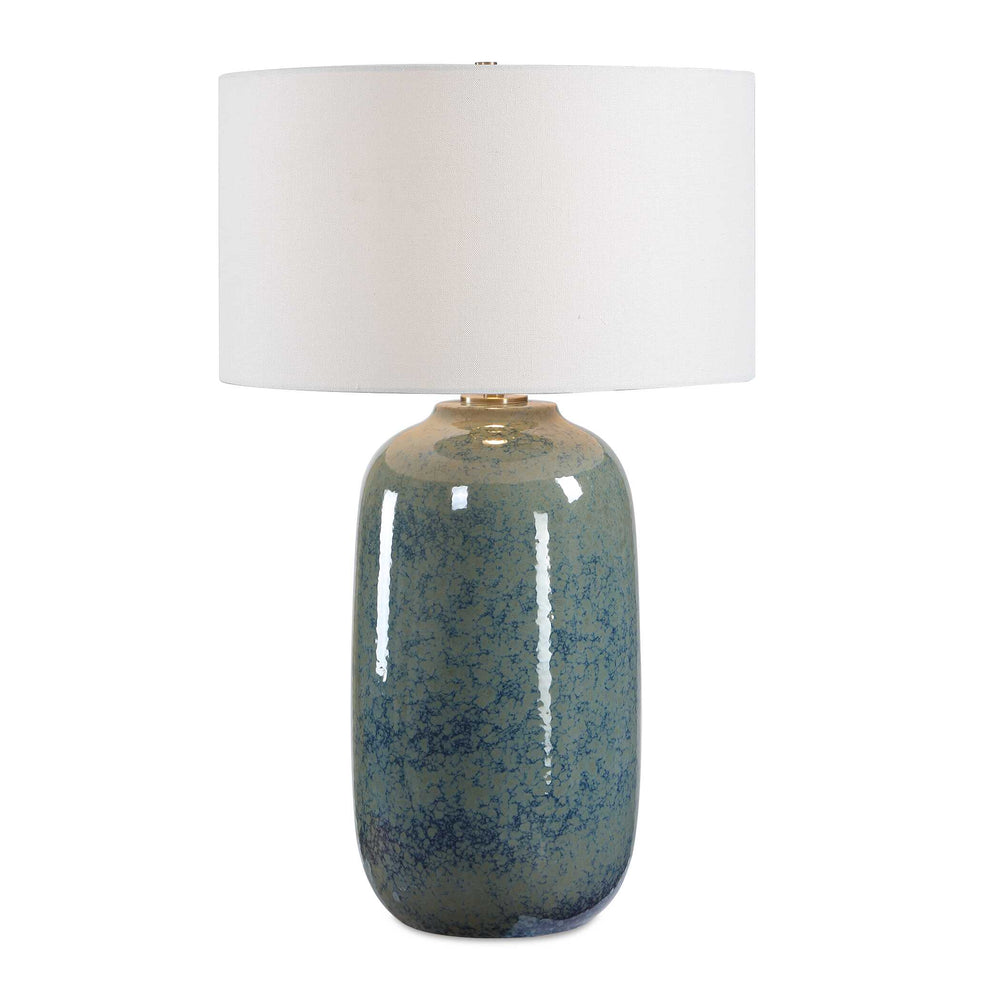Uttermost Uttermost Caliendo Ceramic Table Lamp with Linen Drum Shade for Coastal Living 30785