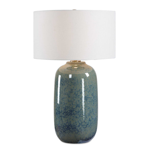 Uttermost Uttermost Caliendo Ceramic Table Lamp with Linen Drum Shade for Coastal Living 30785