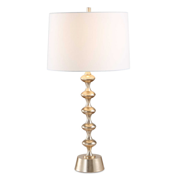 Uttermost Uttermost Meila Antique Brass Iron Table Lamp with Linen Drum Shade for Any Room 30789